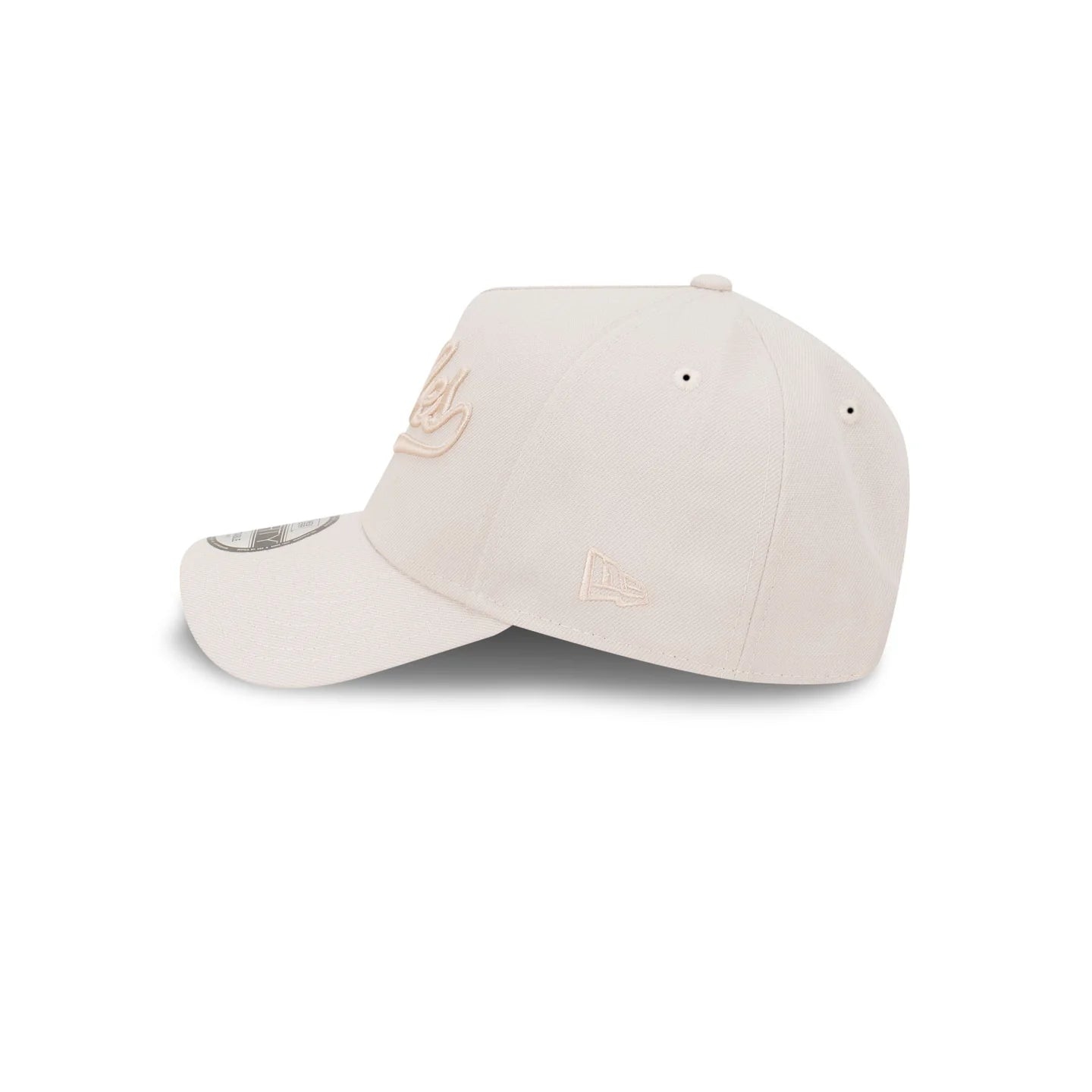 West Coast Eagles Hat - Stone Script 9Forty A-Frame AFL Snapback Cap - New Era